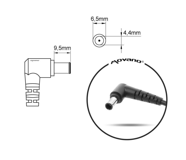 MITSU Sony 19.5V 3.9A ZM/SON19539 - 1463107 - zdjęcie 2